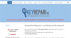 Desktop Screenshot of keyrepair.de